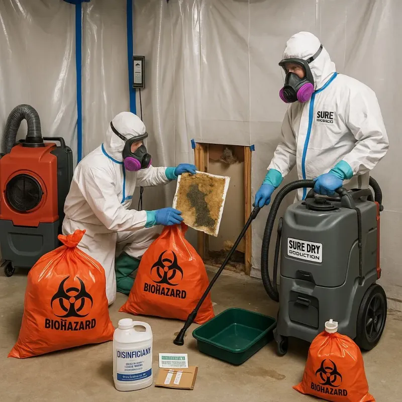 Contaminated Water Handling Protocols process in Pawnee, IL